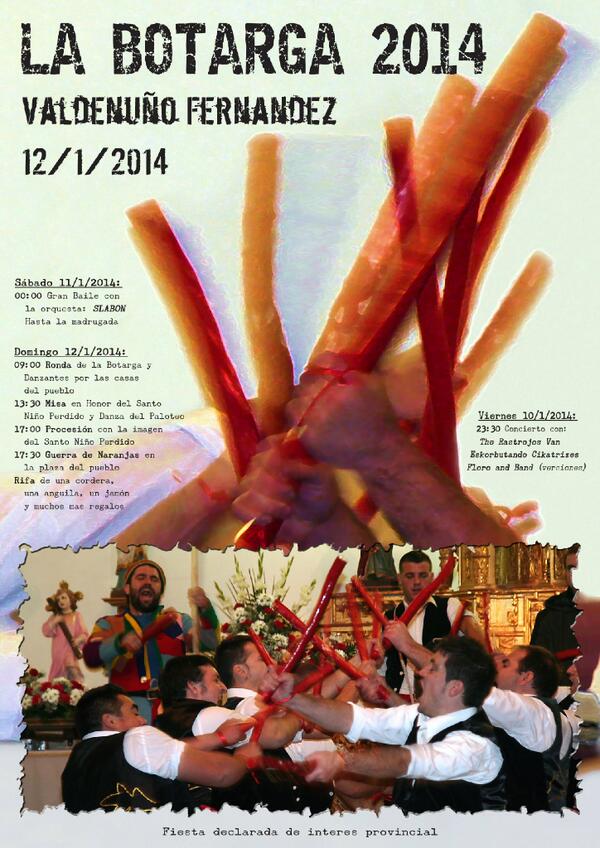 Fiestas de Santo Niño Perdido y la Botarga 2014 Valdenuño Fernández